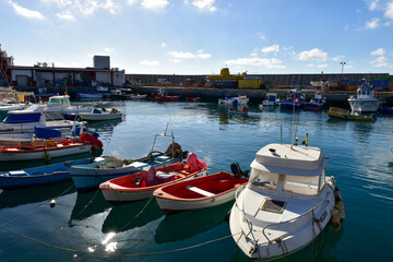 boats in harbor