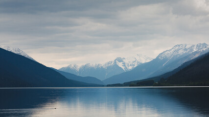 Lake in the mountains, BC Canada