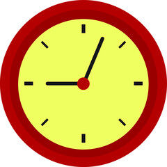 Wall Clock Flat Icon
