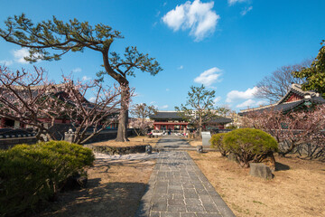The Jeju Mok Office, the seat of the local governor during the Joseon dynasty (1392-1910)