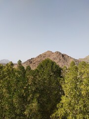 landscape in the mountains