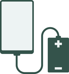 mart Phone Battery Charging Icon