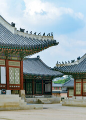 Obraz premium Gyeongbokgung in Korea, republic of 