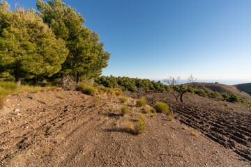 mountain landscape in the south of Spain