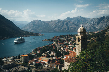 view of the Kotor bay