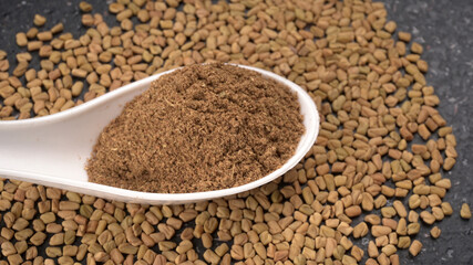 organic fenugreek seeds powder ,ingredients in Indian cuisine