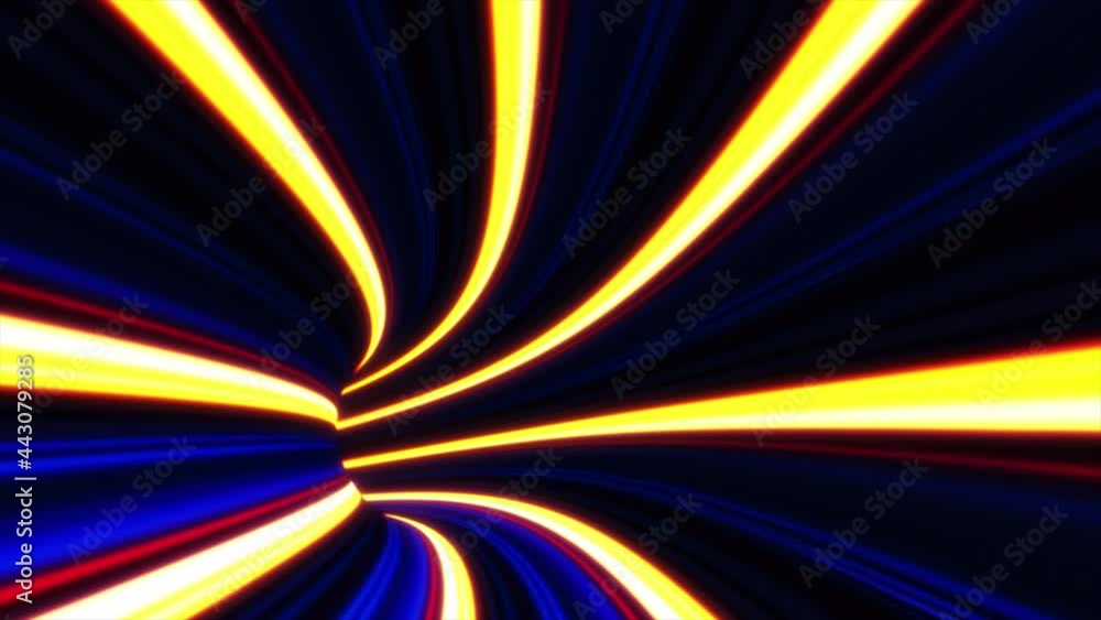 Poster a wormhole in time and space, warping through science fiction. abstract jump into space in hyperspac
