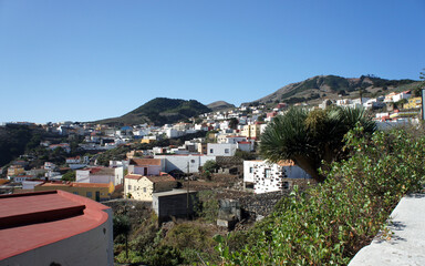 Obraz premium Villa de Valverde is the capital of El Hierro Island, Canary Islands, Spain.