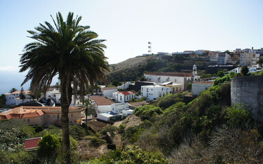Obraz premium Villa de Valverde is the capital of El Hierro Island, Canary Islands, Spain.