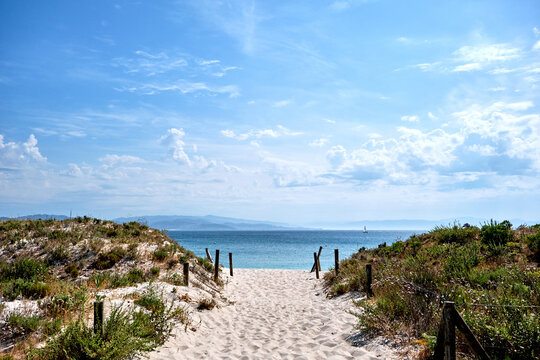 Sand dunes  in Cies Islands