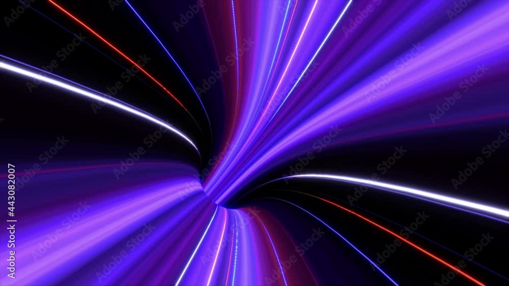Poster a wormhole in time and space, warping through science fiction. abstract jump into space in hyperspac