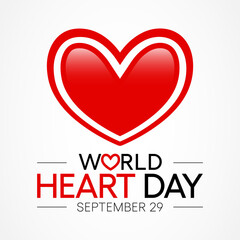 World Heart day is observed every year on September 29, to highlight the actions that individuals can take to prevent and control Cardiovascular disease (CVD). Vector illustration