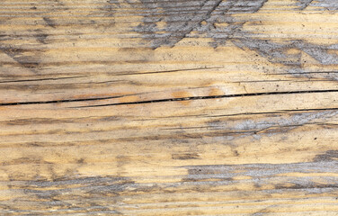 Naklejka premium Old wooden board as an abstract background.