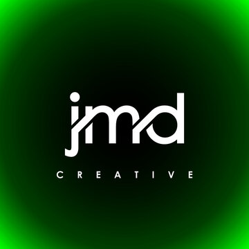 JMD Letter Initial Logo Design Template Vector Illustration