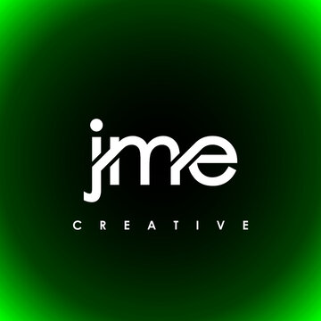 JME Letter Initial Logo Design Template Vector Illustration