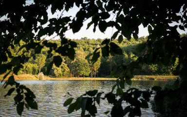 Lapovac jezero (lake), Našice, Slavonija, Hrvatska
