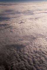 Textured clouds view from a plane