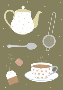 Tea utensils 