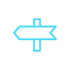 Vector illustration of direction icon design template