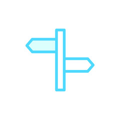 Vector illustration of direction icon design template