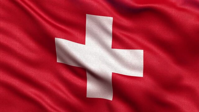Switzerland Flag Seamless Loop