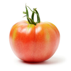 fresh tomato isolated on white background
