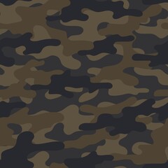 brown vector camouflage pattern for army. camouflage military pattern