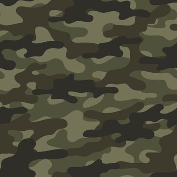 vector camouflage pattern green for army. camouflage military pattern