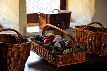 légumes dans un panier