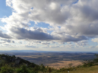 clouds over the plains