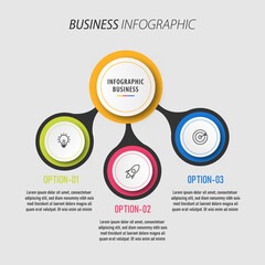 Business info graphic design can be used for work flow layout, diagram, annual report.