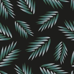 tropical style. vector print tropics