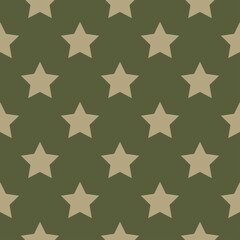 red stars on a white background. vector seamless illustration. print on print or clothes