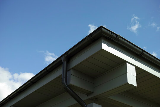 modern roof downspout