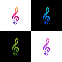 Tone Music Gradient Color simple and colorful is perfect for your business symbol