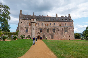Château de la Roche Jagu - obrazy, fototapety, plakaty