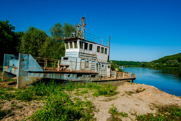 boat on the river