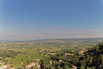 Fototapeta na wymiar vue du village de Séguret