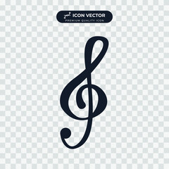 music icon symbol template for graphic and web design collection logo vector illustration