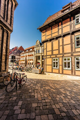 Quedlinburg – Blick in die Altstadt