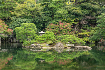 Fototapeta na wymiar Jardin Japonais