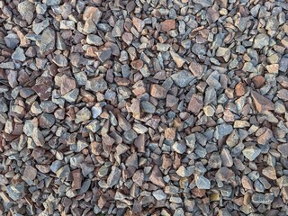 Stones pebbles background wall 