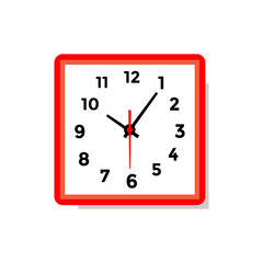 Clock illustration simple is perfect for your business symbol