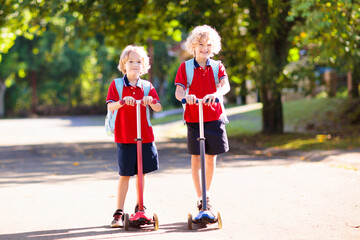 Child going back to school, year start