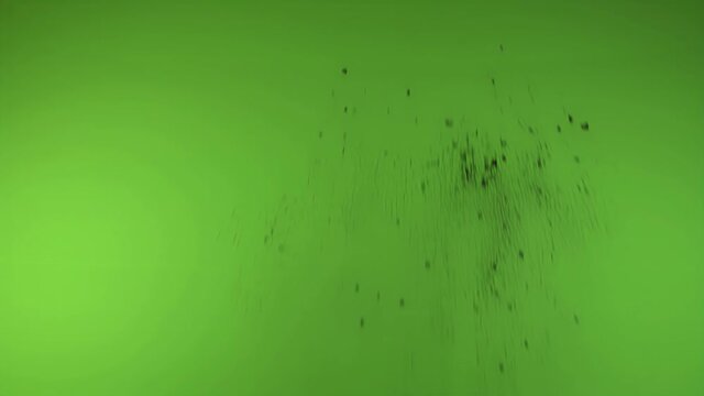 Dirt Charges And Sand  With Green Screen Background
