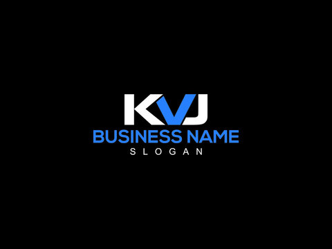 Letter KVJ Logo Icon Vector Image Design For Your Business