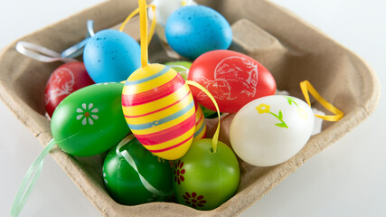 Fototapeta na wymiar Easter Egg Concept. Celebration or Festival