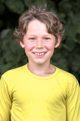 portrait enfant garçon foot