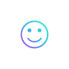 Smile Vector Template. Vector illustration for graphic design, Web, UI, app.
