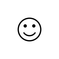 Smile Vector Template. Vector illustration for graphic design, Web, UI, app.